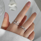 Christmas SaleTo My Daughter "Pray Through It" Twin Band Cross Ring