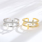 Christmas SaleTo My Daughter "Pray Through It" Twin Band Cross Ring