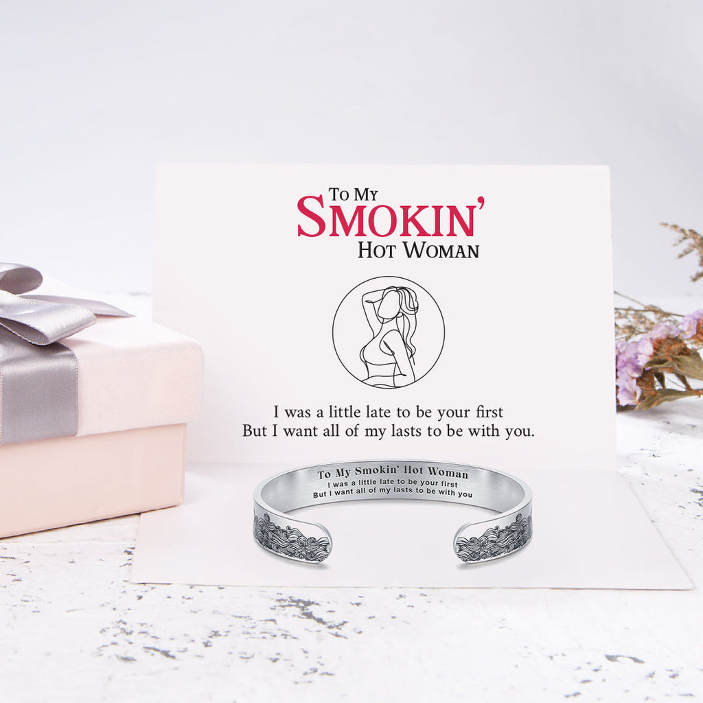 To My Wife, I Want All Of My Lasts To Be With You Bracelet