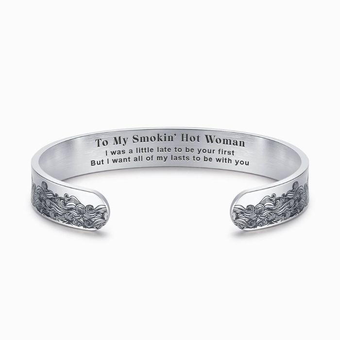To My Wife, I Want All Of My Lasts To Be With You Bracelet