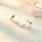 To My Wife, I Want All Of My Lasts To Be With You Bracelet