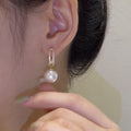 Pearl Earrings (Various Wearing Styles)