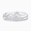To My Daughter The Climb Pave Mountain Ring