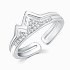 To My Daughter The Climb Pave Mountain Ring