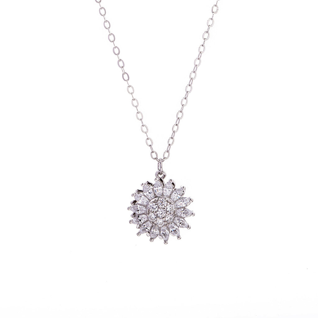 Spinning Sunflower Necklace