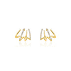 Shiny Crystal Earrings