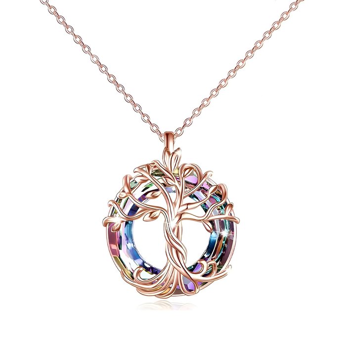 For Mom - Mother is the Family Root Tree Necklace