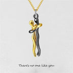 Unity Hug Couple Necklace