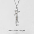 Unity Hug Couple Necklace