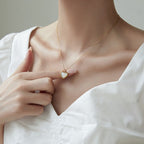Carnelian Stone Heart Necklace