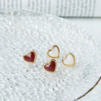 Carnelian Stone Heart Necklace