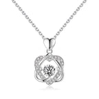 For Friend - Not Sisters By Blood But Sisters By Heart Love Knot Necklace