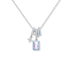 Crystal Aurora Rock Candy Necklace