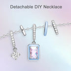Crystal Aurora Rock Candy Necklace