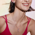 Crystal Aurora Rock Candy Necklace
