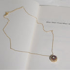 Luxury Crystal Sunflower Fidget Necklace