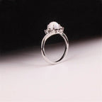Oval Cut Fire Opal Ring