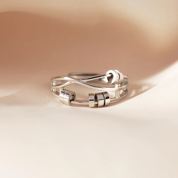 Anxiety Relieving Enamel Fidget Ring