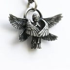 Seraph Angel Pendant Necklace Angel Wings Amulet