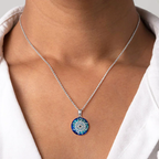 S925 You Always be Protected Crystal Evil Eye Necklace