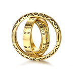 Handmade Anxiety Relief Sphere Spinner Ring