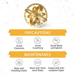 Handmade Anxiety Relief Sphere Spinner Ring