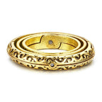Handmade Anxiety Relief Sphere Spinner Ring