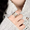 Bohemian Meditation Wide Band Spinner Ring