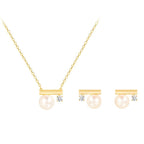S925 Life is 90% How You React it Pearl Balance Necklace