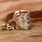 Bohemian Turquoise Engraved Ring
