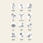 Wildflower Engraved Necklace