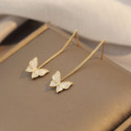 Shiny Fantasy Butterfly Earrings