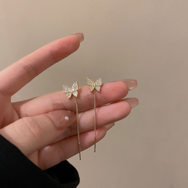 Shiny Fantasy Butterfly Earrings