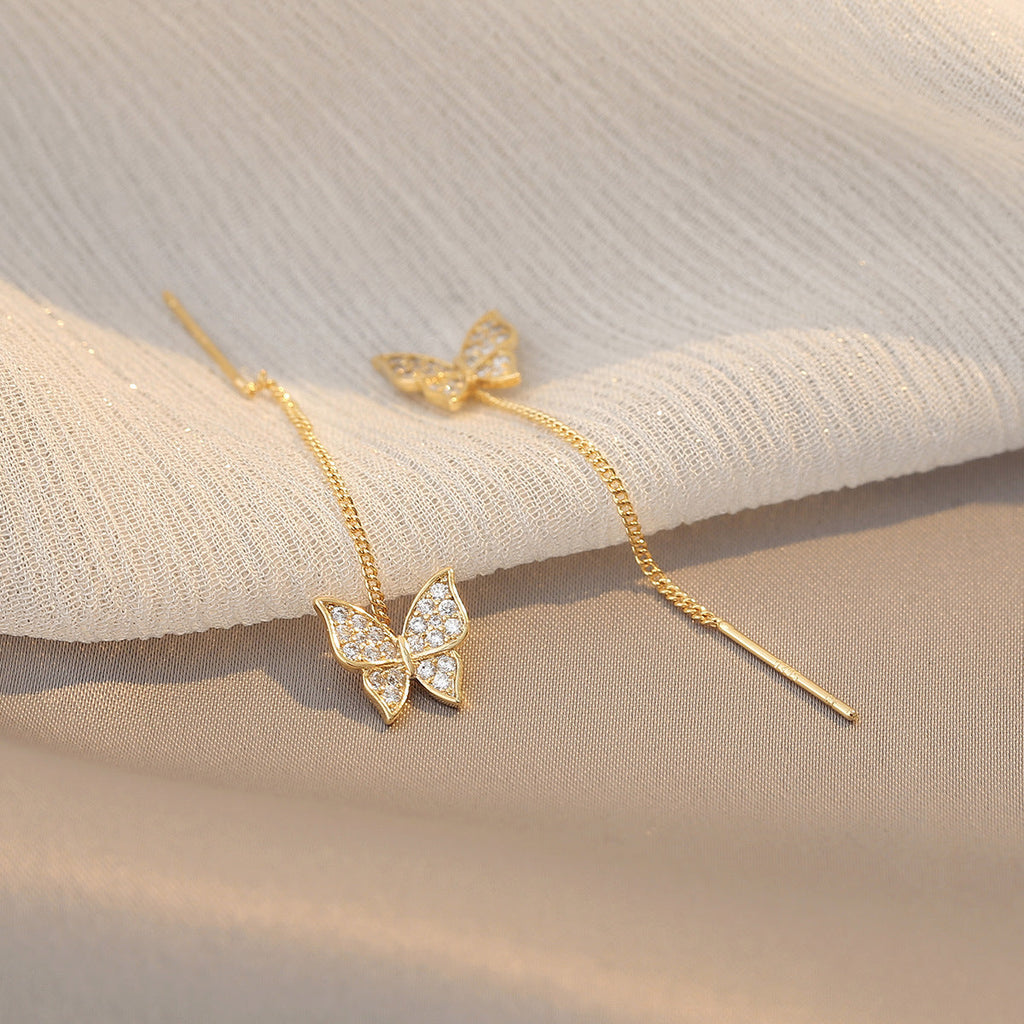 Shiny Fantasy Butterfly Earrings