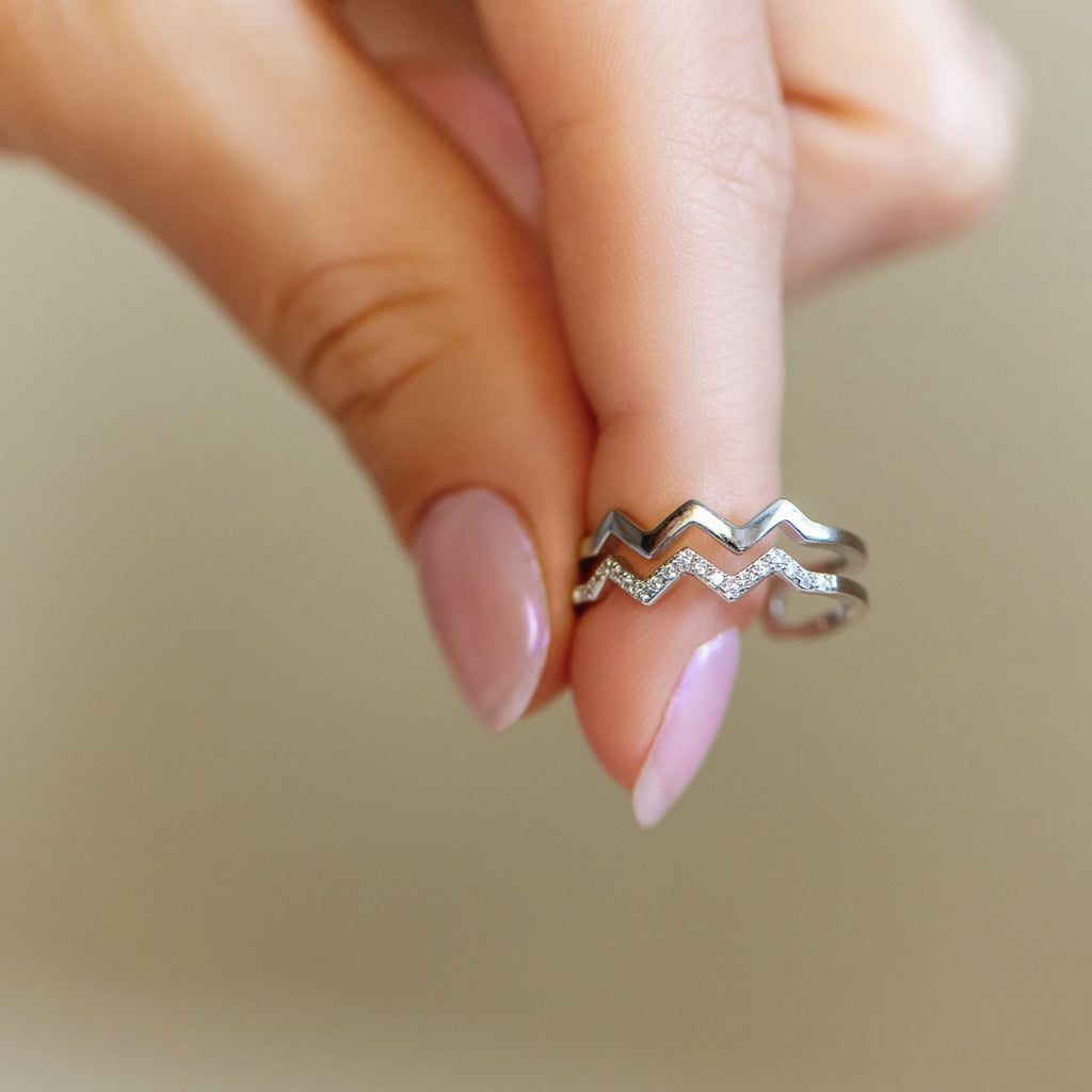 Christmas SaleTo My Daughter 'Highs and Lows' Ring