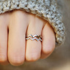 Christmas SaleTo My Daughter 'Highs and Lows' Ring