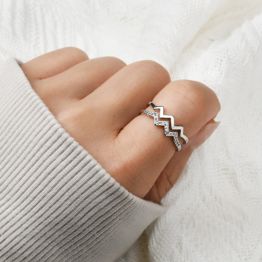 Christmas SaleTo My Daughter 'Highs and Lows' Ring