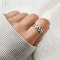 Christmas SaleTo My Daughter 'Highs and Lows' Ring