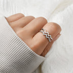 Christmas SaleTo My Daughter 'Highs and Lows' Ring