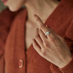 To My Beautiful Daughter - Forever Love Knot Sterling Silver Ring
