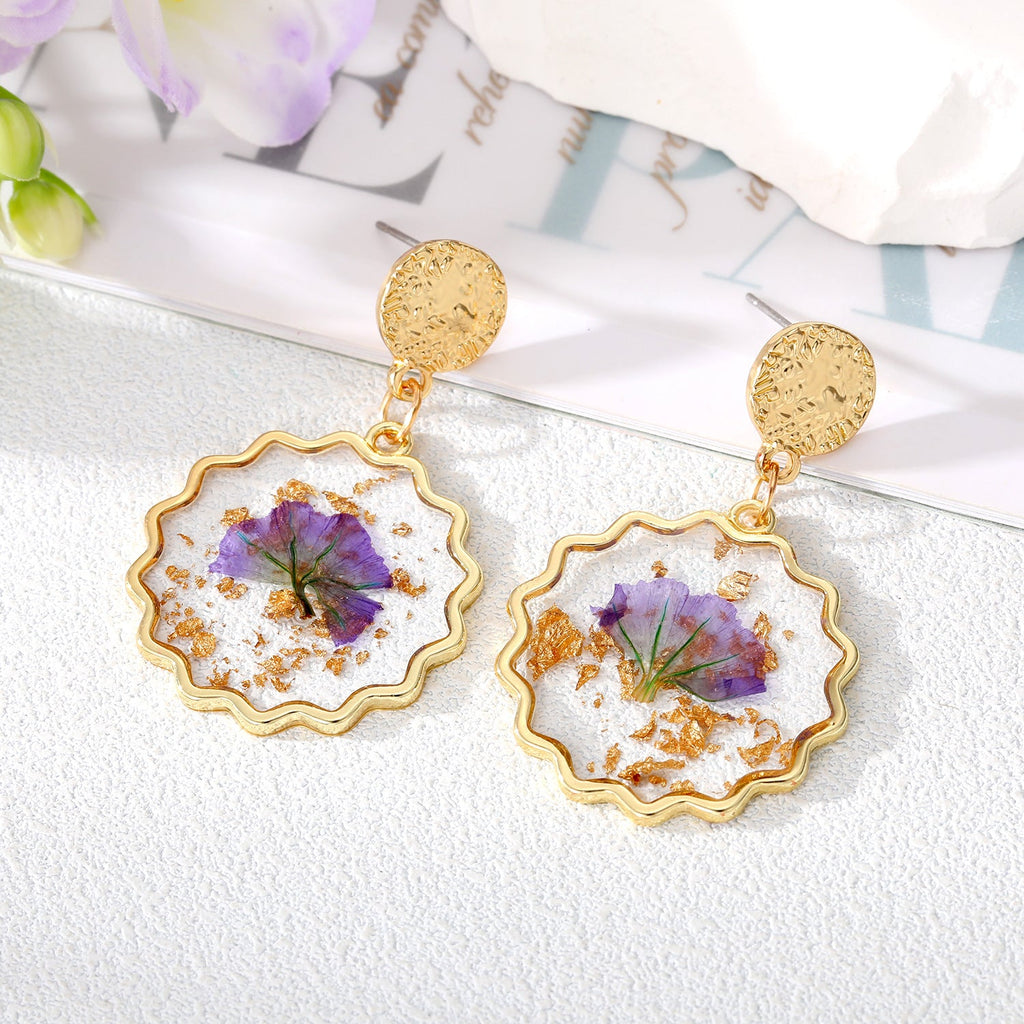 Irregular Sunshine Round Dried Flower Ring