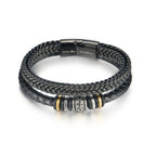 To My Son/Grandson - Double-Row Bracelet - I Will Always Be With You