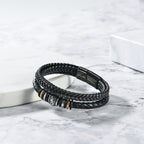 To My Son/Grandson - Double-Row Bracelet - I Will Always Be With You
