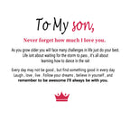 To My Son/Grandson - Double-Row Bracelet - I Will Always Be With You