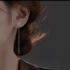 Fashion Shiny Alphabet Earrings
