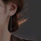 Fashion Shiny Alphabet Earrings
