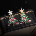 Shiny Christmas Tree Earrings | Perfect Gift