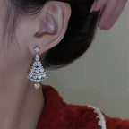 Shiny Christmas Tree Earrings | Perfect Gift