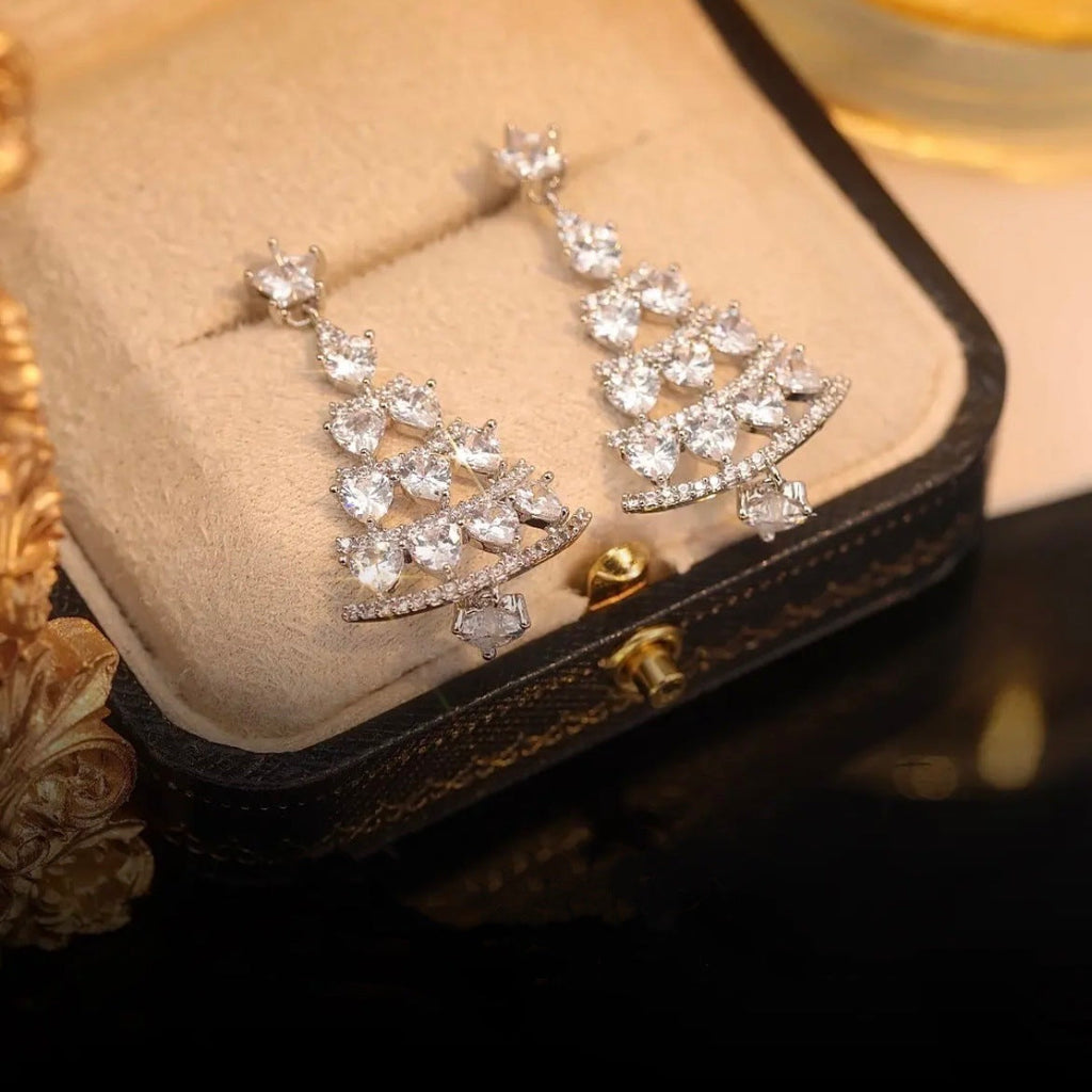Shiny Christmas Tree Earrings | Perfect Gift
