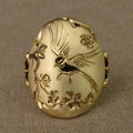 Hummingbird Flower Ring